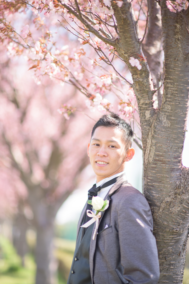 ご新郎ソロショット