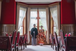 旧古河邸でフォトウェディング