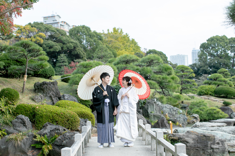 和装ロケーション洋装スタジオ撮影