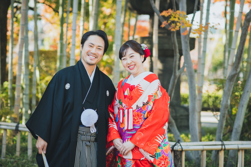 色あざやかな色打掛*