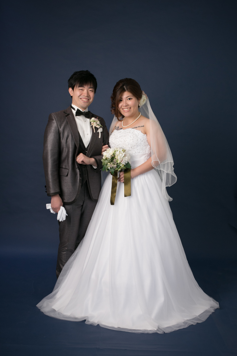 決めショットも笑顔で