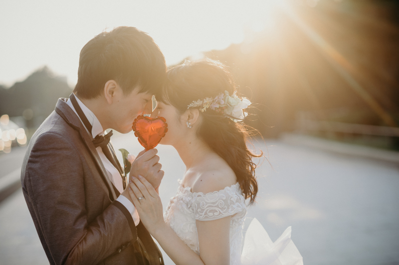 小さなハートのフーセン