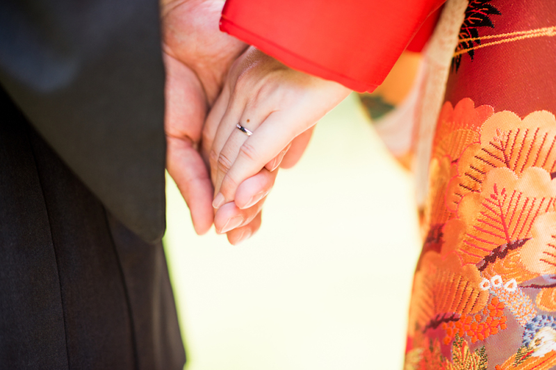 手元から伝わる仲の良さ☆