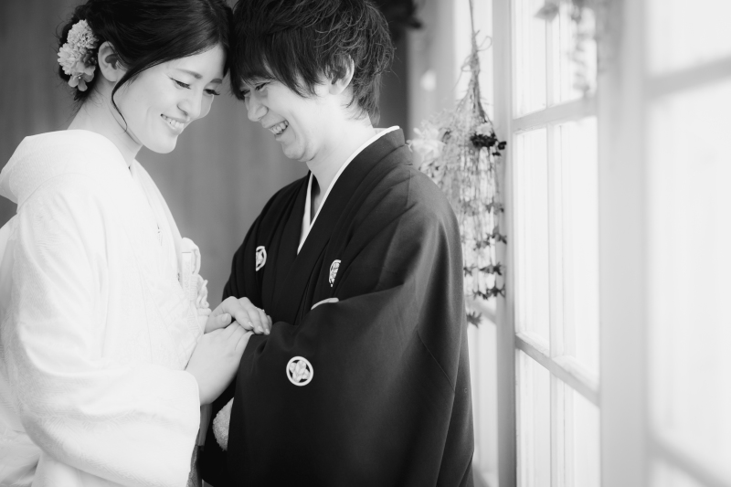 シックなモノクロ写真