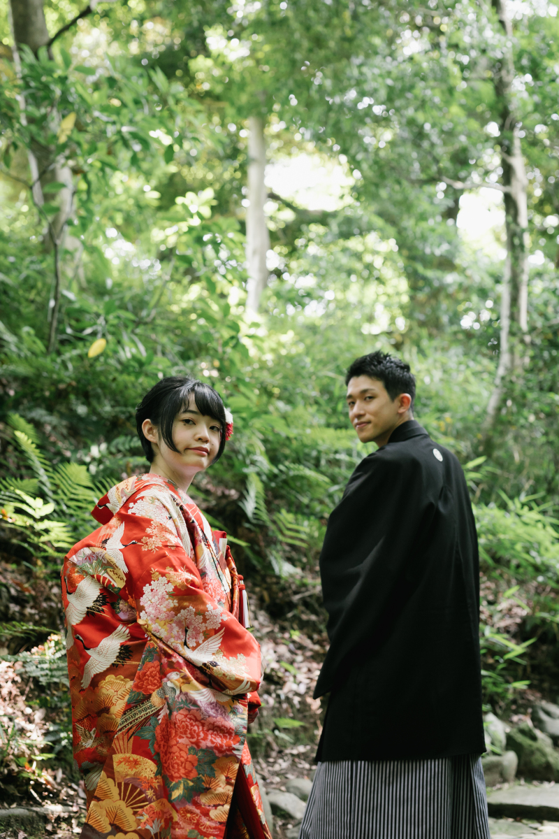 新緑の中で・・・