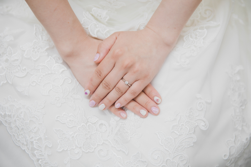 指輪とネイル。