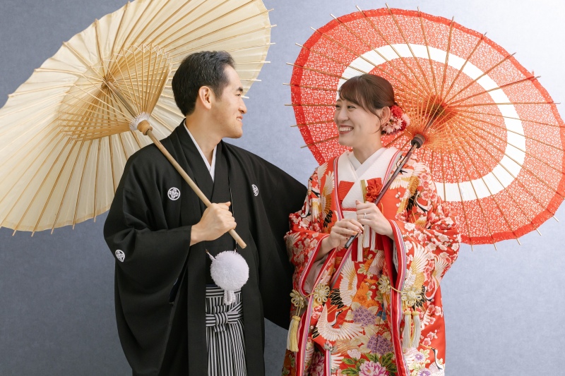 番傘を使用して＊