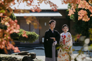 和装・紅葉ロケーション撮影