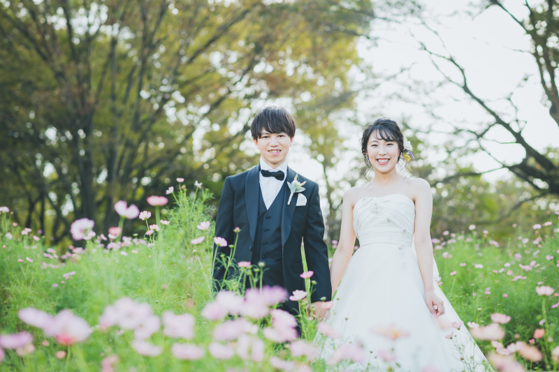 お花畑で・・・