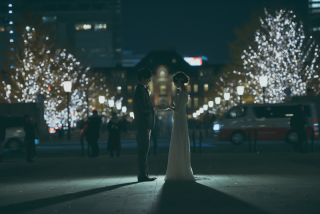 洋装　ロケーション撮影