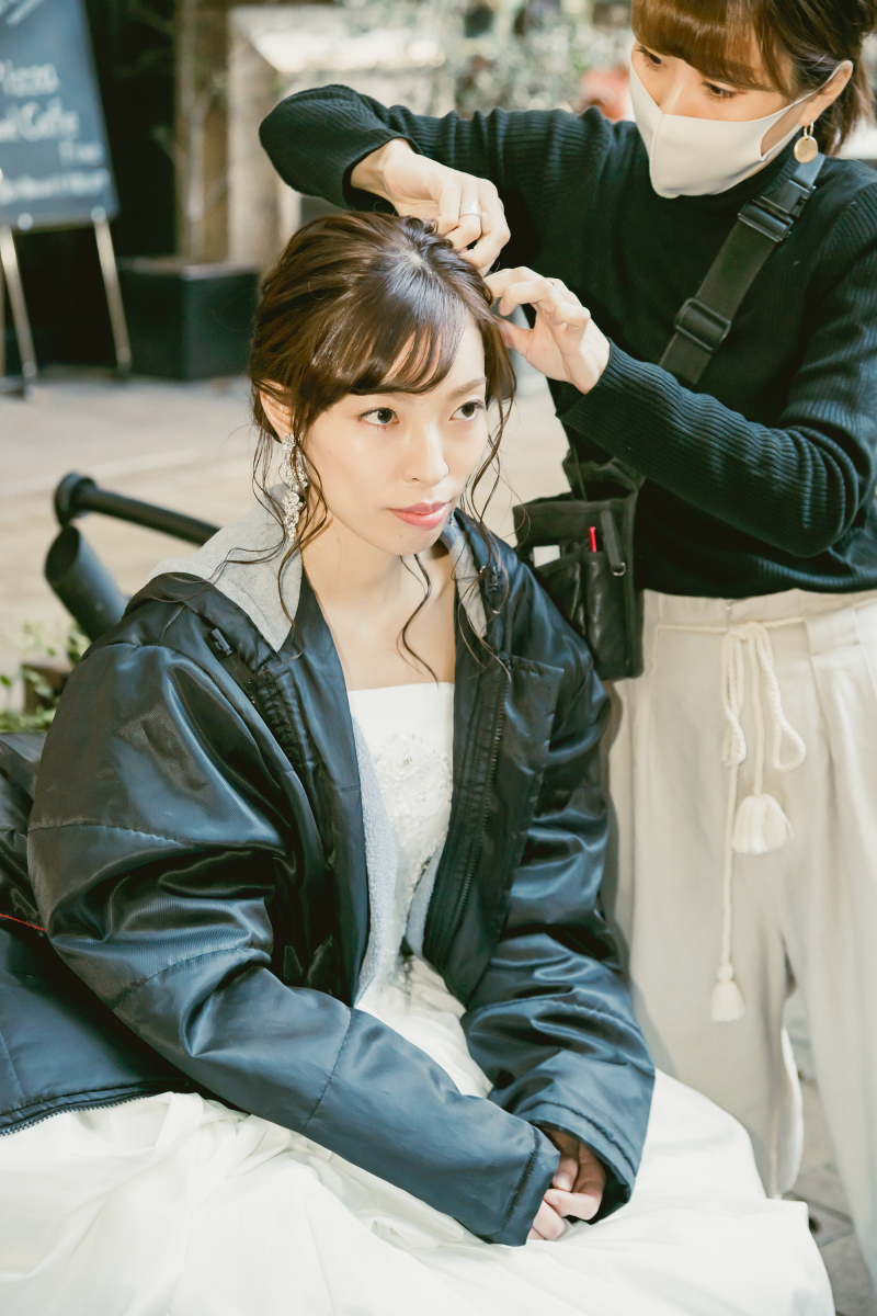 メイクさんも同行します☆