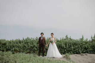 自然溢れる素敵な場所で爽やかな洋装撮影