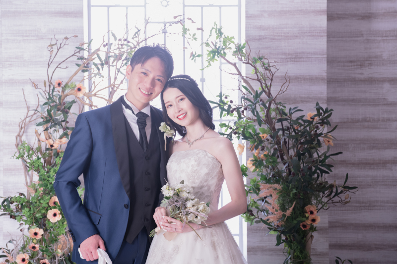 ウェディングドレスへチェンジ