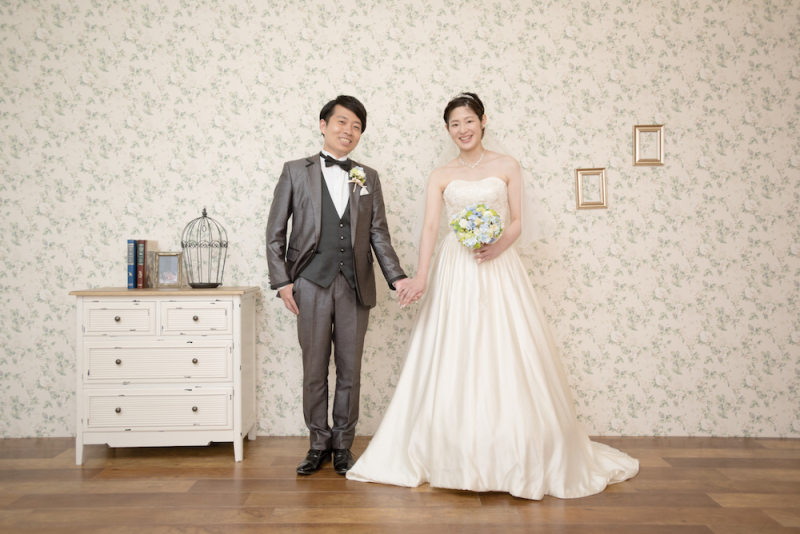 次はドレスでの撮影！どちらもお似合いです＾＾