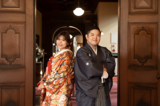 【旧岩崎邸】　和装撮影　色打掛
