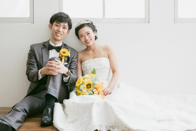 お座りショット♪