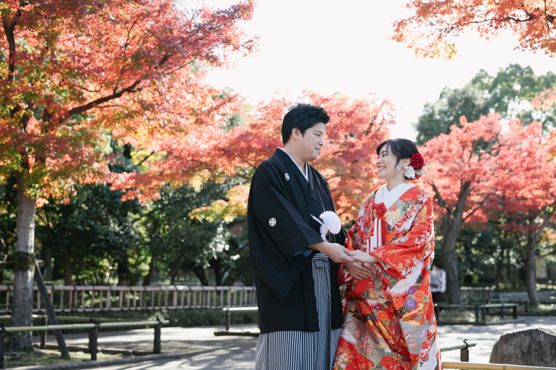 和装 紅葉ロケーション