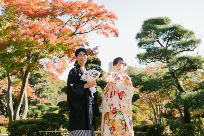 和装・紅葉ロケーション撮影