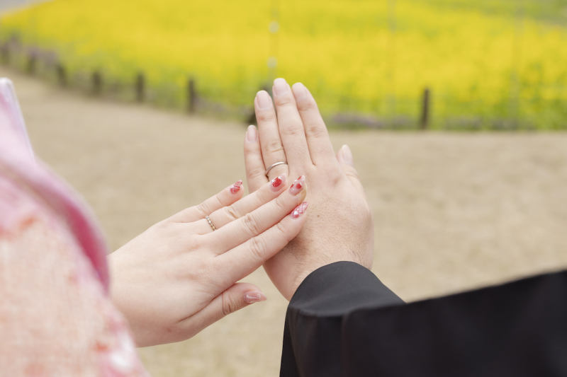 指輪ショットも*