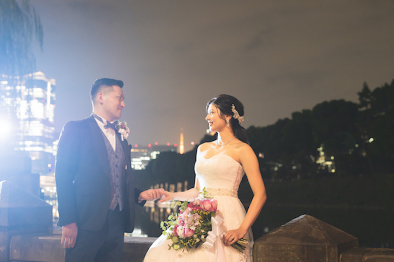 ドレスにチェンジ