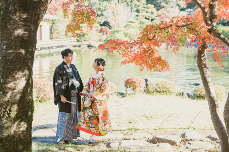 紅葉の平成庭園