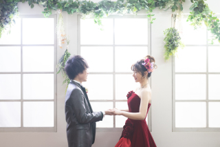 洋装　スタジオ撮影