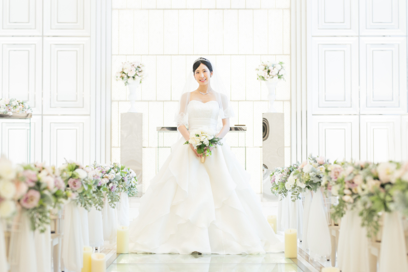 まずはご新婦様入場シーンから