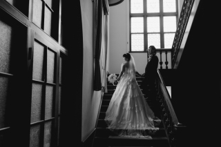 旧古河邸で洋館ウェディング