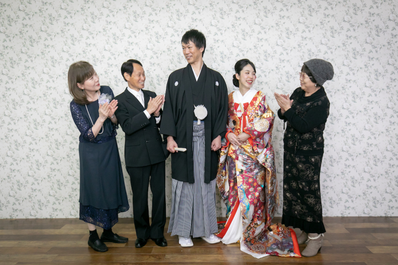 見守ってくださったご家族と♪