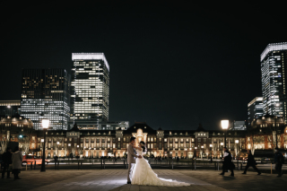 東京駅ナイトフォト＊