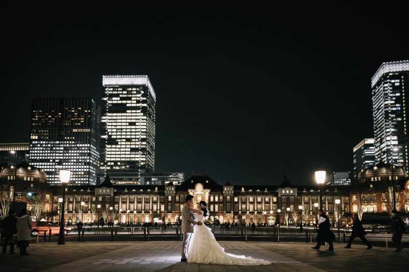 東京駅ナイトフォト＊