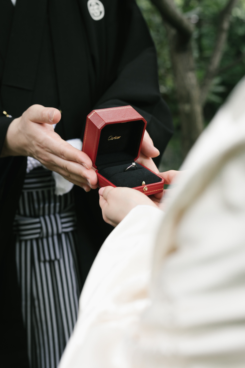 指輪のお渡し♡