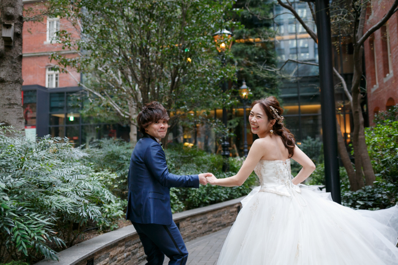 東京駅　洋装撮影