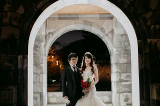 洋装　ロケーション撮影