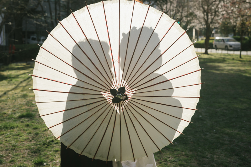 和傘のむこう・・