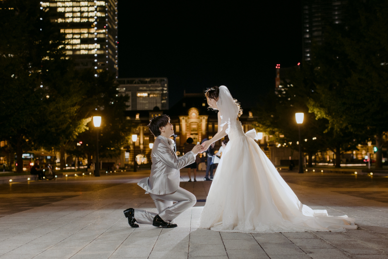 東京駅前で❇︎
