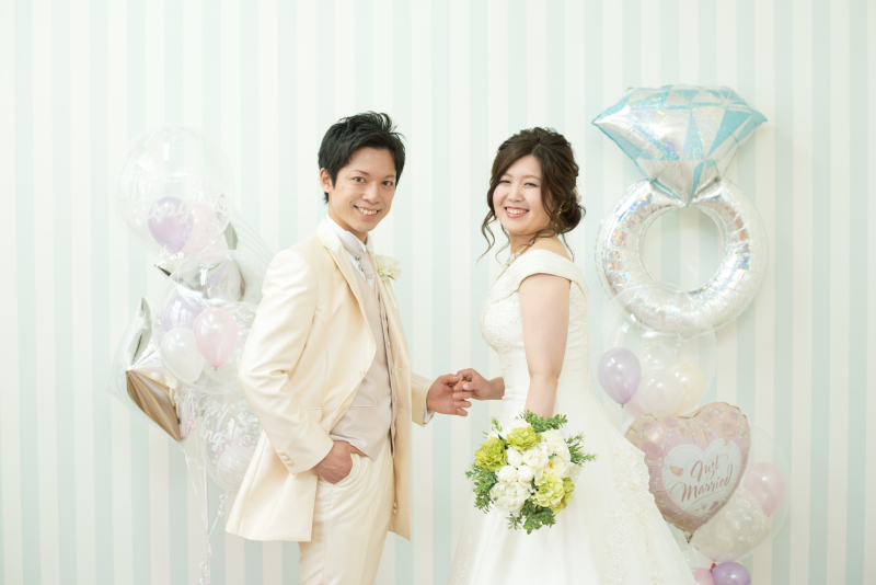 背景に合った風船アイテム