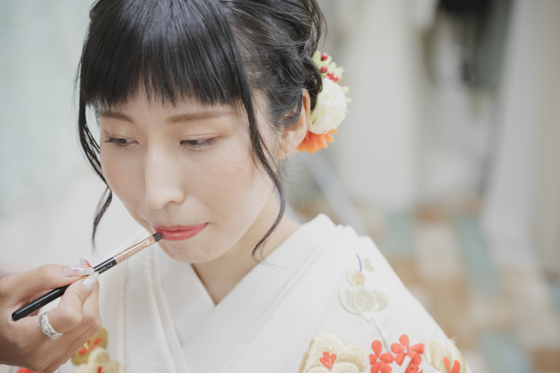 ドキドキのメイクシーン