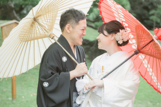 日本庭園でロケーション撮影！