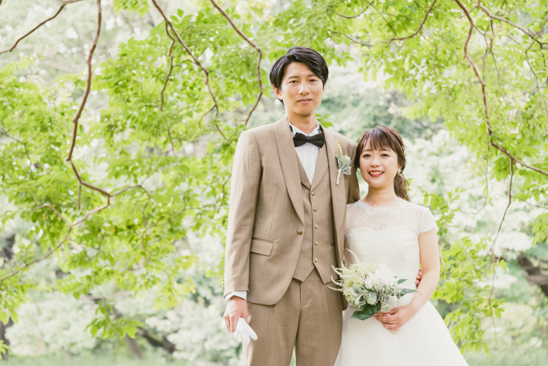 新緑の中で・・・