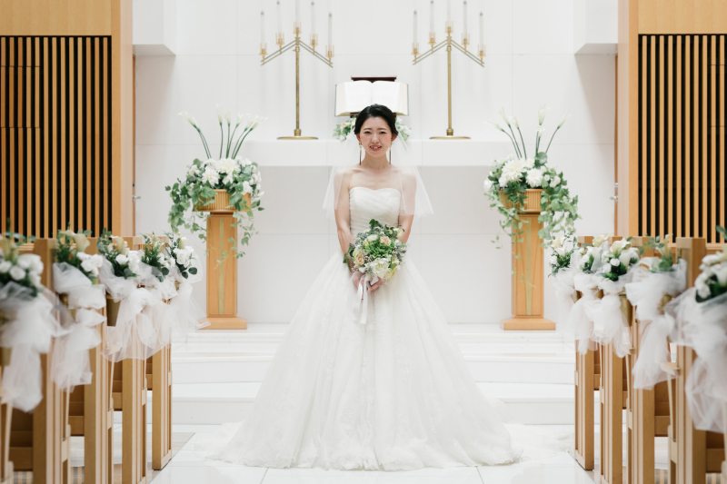 ご新婦様おひとりで