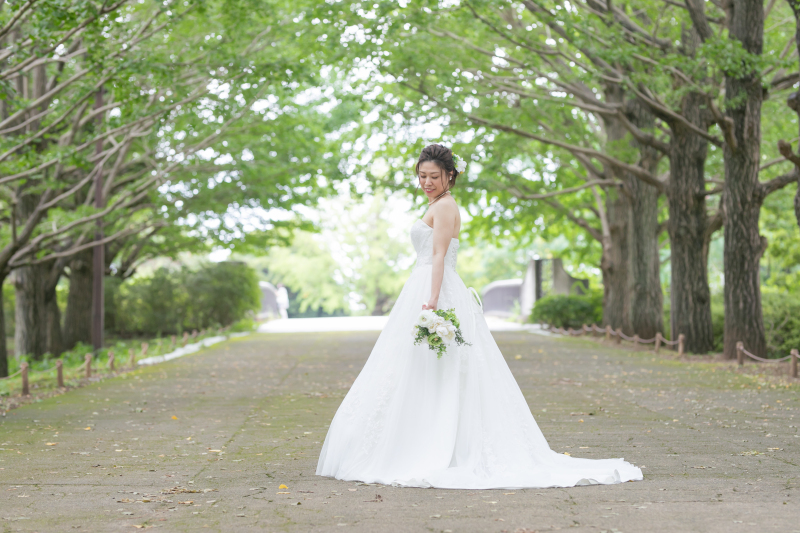 ご新婦様おひとりで