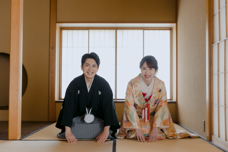 畳のお部屋で♪