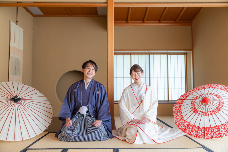 和装といえば!正座ショットもしっかりと残せます!