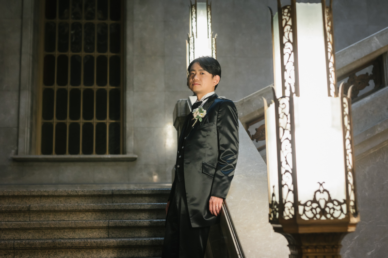 ご新郎様ソロショットも！かっこいい素敵な１枚を！ 