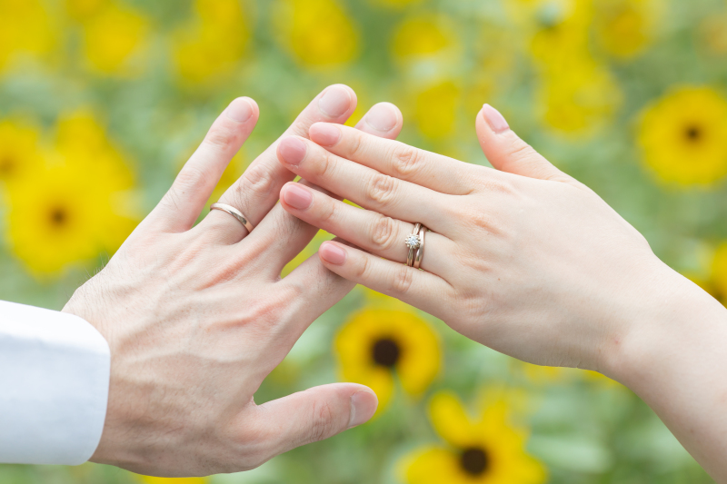 指輪と一緒に☆