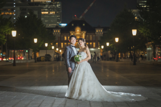 洋装：東京駅・丸の内撮影