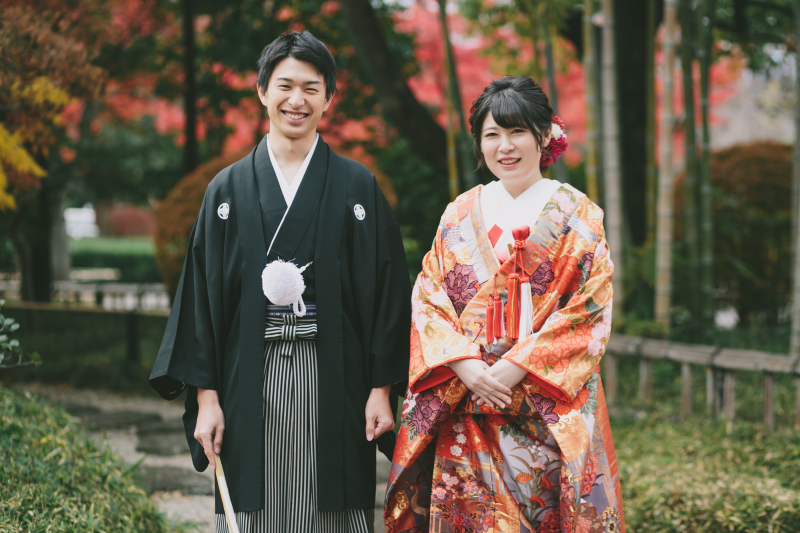 お着物のお二人