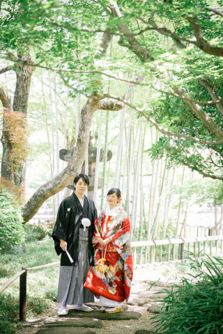 新緑×和装