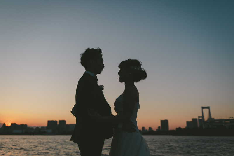 お台場・夕景撮影*